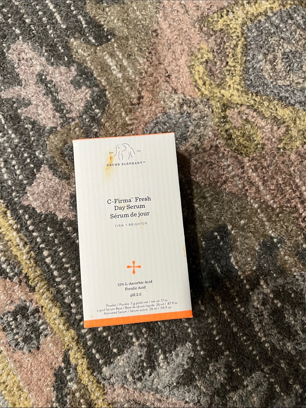Drunk Elephant C-Firma Fresh Day Serum - White, Orange